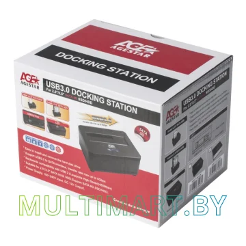 Бокс для жесткого диска AgeStar 3UBT7 (серебристый) картинка 4